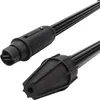 Two parts of a black pressure washer lance are shown against a white background. Anteprima dell’immagine prodotto