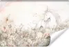 Muralo Vlies Fototapete EINHORN Blumen Regenbogen Aquarell Produktbild-Vorschau 1