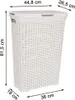 Curver Natural Style 40L koš na prádlo krémový Náhled obrázku produktu 8