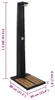 vidaXL Gartendusche Poly Rattan WPC Produktbild-Vorschau 6