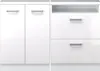 Dachschrägenschrank-Set Vicco Rion Weiß Hochglanz 2er Set, Produktbild-Vorschau 5