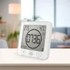 Digitální teploměr a vlhkoměr do koupelny, digitální hodiny Náhled obrázku produktu 3