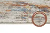 Kurzflorteppich 160 x 230 cm Beige-Blau modern abstraktes Produktbild-Vorschau 5