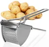 com-four® Kartoffelpresse aus rostfreiem Edelstahl, Produktbild-Vorschau 1