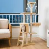 Škrabadlo pre mačky 138 cm béžová WERDANO PETS Náhľad obrázku produktu 4