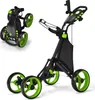 Golfový vozík COSTWAY, golfový vozík se 4 koly, hliníkový Náhled obrázku produktu 1