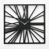 Orologio da parete Loft Square z226-1-2-x, 80 cm nero Anteprima dell’immagine prodotto 2