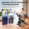 Leises Heimtrainer Fahrrad LED-Monitor, Bluetooth & App, Produktbild-Vorschau 2