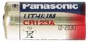 A single Panasonic CR123A lithium battery shown against a white background. Produktbild-Vorschau
