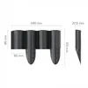 Cellfast ECO Bordure de pelouse Palissade de jardin Bordure Voir les images du produit 2
