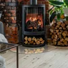 Farbe Beige – Glasbodenplatte für – Kaminofen – Kaminplatte Produktbild-Vorschau 3