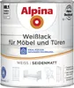 Alpina Weißlack für Möbel & Türen 750 ml weiß seidenmatt Produktbild-Vorschau 1