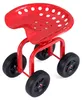 COSTWAY 360° draaibare tuinstoel met wielen, 10 cm in Productafbeelding-voorbeeld 1