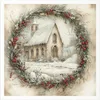 Set di carta di riso - bambini, Natale, paesaggio invernale Anteprima dell’immagine prodotto 4
