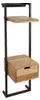 AnLi Style Nachttisch, massive Holzkonstruktion, Modell XS Produktbild-Vorschau 1