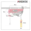 AREBOS 230 V lanový naviják 1000 W, nosnost 300-600 kg, Náhled obrázku produktu 10
