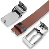STEVENS pánský oboustranný kožený opasek černý hnědý 105 cm Náhled obrázku produktu 15