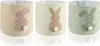 com-four® 3x Oster-Übertopf - Osternest mit Osterhase zum Produktbild-Vorschau 4