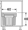 Hailo Terzett graphit,1x15+2x7 Liter Produktbild-Vorschau 14