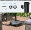 GOPLUS Sonnenschirmständer mit Rollen, Schirmständer für Produktbild-Vorschau 2
