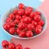 50er Set Künstliche Kirschen – Niedliche Deko-Früchte für Produktbild-Vorschau 2