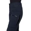 Dunkelblaue Isolationshose für Damen von Mammut mit seitlichem Reißverschluss. Productafbeelding-voorbeeld
