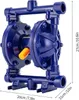 Luftbetriebene Doppelmembranpumpe - QBK-15 - 12 GPM - Produktbild-Vorschau 4