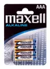 Maxell Battery Alkaline LR-03 AAA 4-pack jednorazové Náhľad obrázku produktu 8
