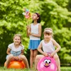 Relaxdays skákací loptu pre deti, s tvárou, skákací loptu s Náhľad obrázku produktu 3