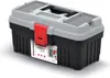 A black and gray toolbox with a red latch, shown on a white background. Anteprima dell’immagine prodotto
