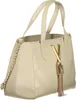 Borsa da donna beige con tracolla e dettagli a contrasto Anteprima dell’immagine prodotto 3