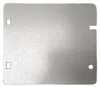 A flat, metallic plate with cutouts and a hole, presented against a light gray background. Náhled obrázku produktu