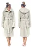 LINNICK Teddy Fleece Bademantel mit Kapuze inklusive Teddy Produktbild-Vorschau 1