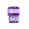 A purple vacuum cleaner filter is shown against a white background. Produktbild-Vorschau