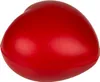 A red heart-shaped stress ball on a white background. Produktbild-Vorschau