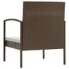 vidaXL 8-tlg. Garten-Lounge-Set mit Auflagen Poly Rattan Produktbild-Vorschau 9