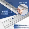 Airlineschiene Zurrschiene 4 x 2 m 2 Meter runde halbrunde Produktbild-Vorschau 3