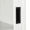 vidaXL Armoire à portes coulissantes blanche 90x40x90 cm Voir les images du produit 9