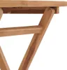 vidaXL Klappbarer Gartentisch 60×60×75 cm Teak Massivholz Produktbild-Vorschau 5