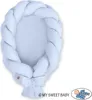 2-in-1 geflochtener Babykokon - blau Produktbild-Vorschau 2