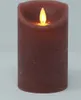 LED Echtwachskerze mit Timer flackender Docht Antik Rosa Produktbild-Vorschau 9