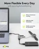 Goobay Slim 4-Port USB-Hub, USB-A auf USB-C/USB-A, 5 Produktbild-Vorschau 7