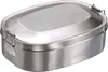 Edelstahl Brotdose 18x13,5x5 cm, luftdicht verschließbar, Produktbild-Vorschau 2