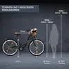 Milord Komfort Fahrrad Mit Weidenkorb Damenfahrrad, 26 Produktbild-Vorschau 3