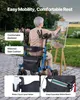 VEVOR Rollator Faltbar mit Sitz, Leichtgewicht Gehwagen mit Produktbild-Vorschau 6