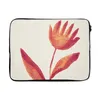 MuchoWow® Laptop Hülle 17 Zoll Laptoptasche Blumen - Produktbild-Vorschau 1