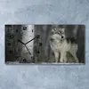 Wanduhr aus Glas – 60x30 cm - Glasbild - Glasuhr - Produktbild-Vorschau 2