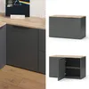 Eckkommode Vicco Wido Anthrazit 80 x 50 cm Eck Kommode mit Produktbild-Vorschau 2