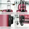 Set de 4 valises PUCCI - rouge bordeaux Voir les images du produit 4