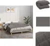vidaXL Gewichtsdecke Grau 150x200 cm 11 kg Stoff -  Decken Produktbild-Vorschau 1